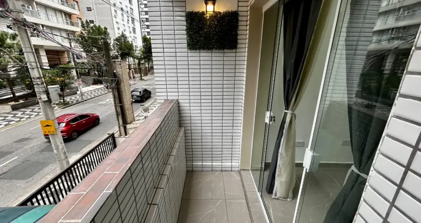 Apartamento de 1 dormitório 41m² no Gonzaga 2 quadras da Praia