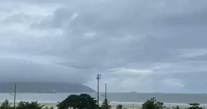 Apartamento 2 quartos sacada vista mar bairro gonzaga santos