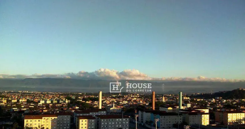 Apartamento com 3 dormitórios à venda, 68 m² por R$ 392.000,00 - Castelo - Santos/SP