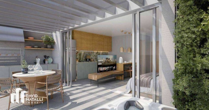 Apartamento Garden com 1 dormitório à venda, 49 m² por R$ 1.062.300,00 - Praia do Canto - Vitória/ES