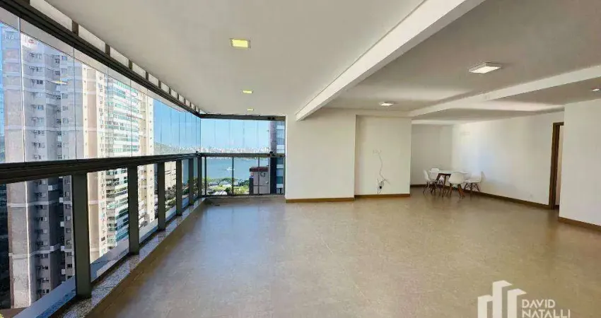 Apartamento com vista 3 quartos (3 suítes) para alugar, 177 m² por r$ 14.258/mês - enseada do suá - vitória/es