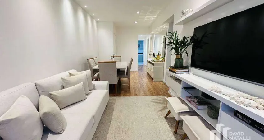 Apartamento com 3 dormitórios à venda, 96 m² por r$ 875.000 - praia da costa - vila velha/es