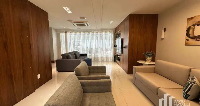 Apartamento com 4 dormitórios à venda, 232 m² por r$ 3.700.000,00 - praia do canto - vitória/es