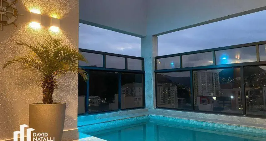 Cobertura com 3 dormitórios à venda, 233 m² por r$ 3.600.000,00 - praia do canto - vitória/es