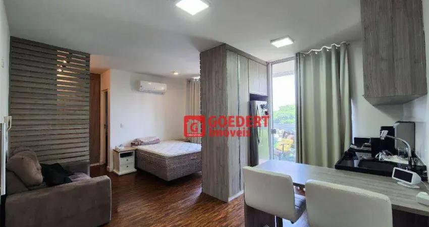 Apartamento studio mobiliado - condomínio first com 1 dormitório para alugar, 38 m² por r$ 2.913/mês - vila augusta - guarulhos/sp
