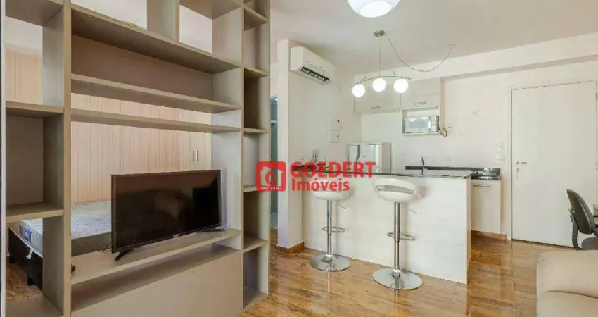 Apartamento Studio Mobiliado Condomínio Cidade Maia com 1 dormitório para alugar, 38 m² por R$ 2.750/mês - Jardim Flor da Montanha - Guarulhos/SP