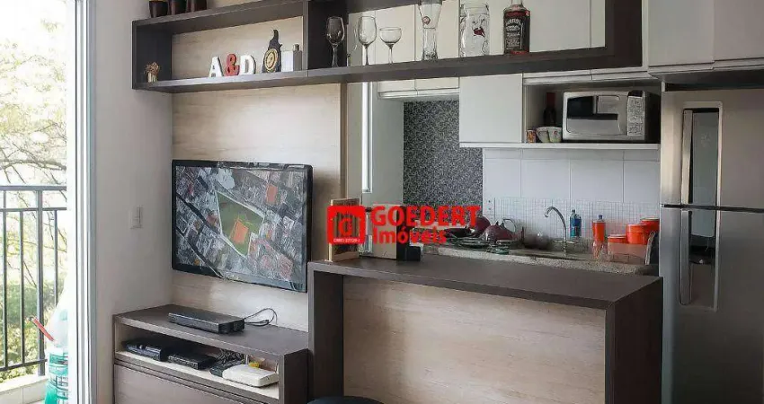 Apartamento condomínio fatto passion com 2 dormitórios à venda, 50 m² por r$ 405.000 - vila augusta - guarulhos/sp