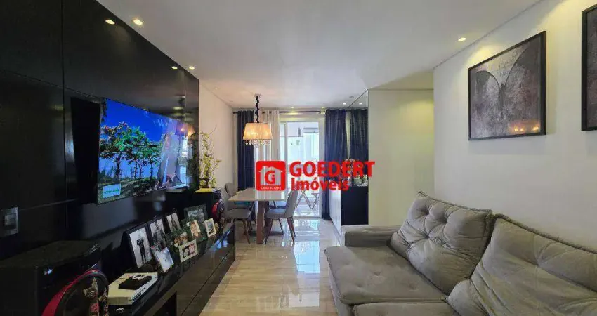 Apartamento condomínio forever residence resort com 2 dormitórios sendo 1 suíte à venda, 61 m² por r$ 485.000 - vila barros - guarulhos/sp