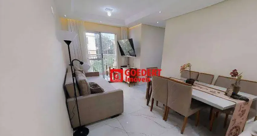 Apartamento condomínio shop clube guarulhos com 3 dormitórios sendo 1 suíte à venda, 61 m² por r$ 489.500 - vila endres - guarulhos/sp