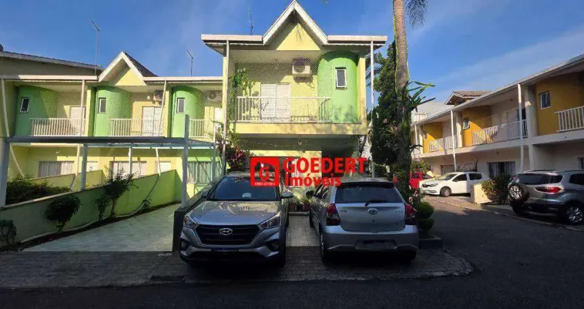 Sobrado condomínio fechado - villagio esperanza com 3 dormitórios à venda, 128 m² por r$ 950.000 - jardim gopoúva - guarulhos/sp