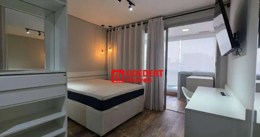 Apartamento studio condomínio helbor patteo bosque maia com 1 dormitório para alugar, 28 m² por r$ 3.650/mês - bosque maia - guarulhos/sp
