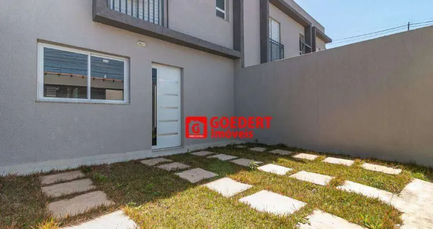 Sobrado novo com 2 dormitórios à venda, 75 m² por r$ 440.000 - parque piratininga - itaquaquecetuba/sp