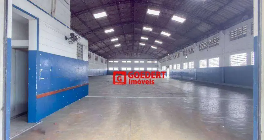 Galpão para alugar, 1200 m² por r$ 26.034,49/mês - cidade jardim cumbica - guarulhos/sp