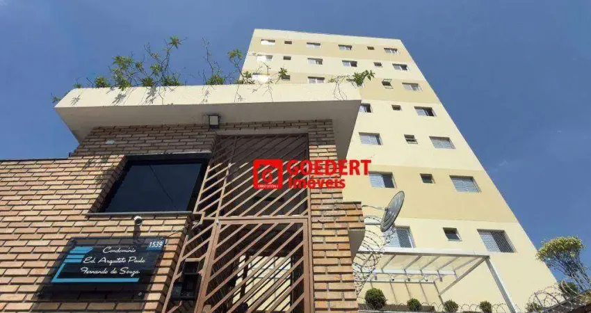 Apartamento edifício arquiteto paulo fernando de souza com 2 dormitórios à venda, 55 m² por r$ 385.000 - vila augusta - guarulhos/sp