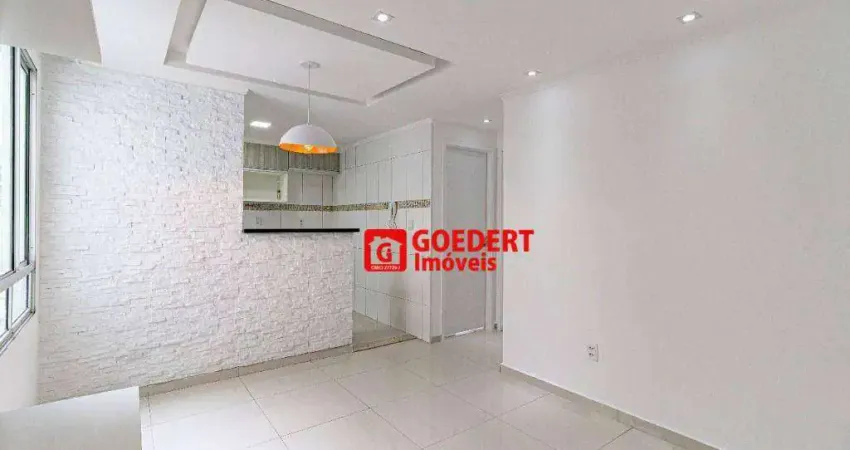 Apartamento condomínio parque santa clara com 2 dormitórios à venda, 44 m² por r$ 250.000 - vila alzira - guarulhos/sp