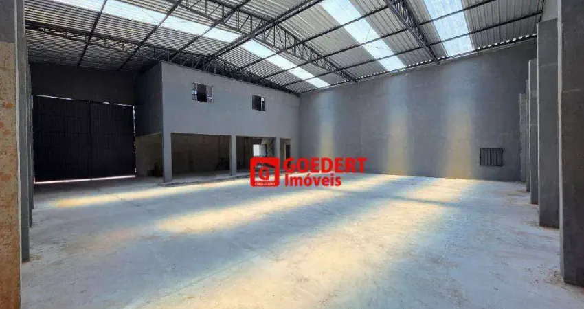 Galpão para alugar, 300 m² por r$ 10.150,00/mês - jardim ottawa - guarulhos/sp