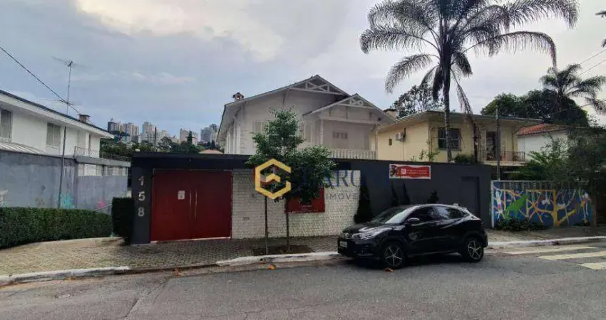 Sobrado, 400 m² - venda por R$ 3.050.000,00 ou aluguel por R$ 18.250,00/mês - Pacaembu - São Paulo/SP