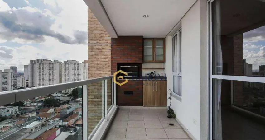 Locacao- Apartamento com 3 dormitórios, varanda gourmet,  para alugar, 110 m² - Vila Leopoldina - São Paulo/SP