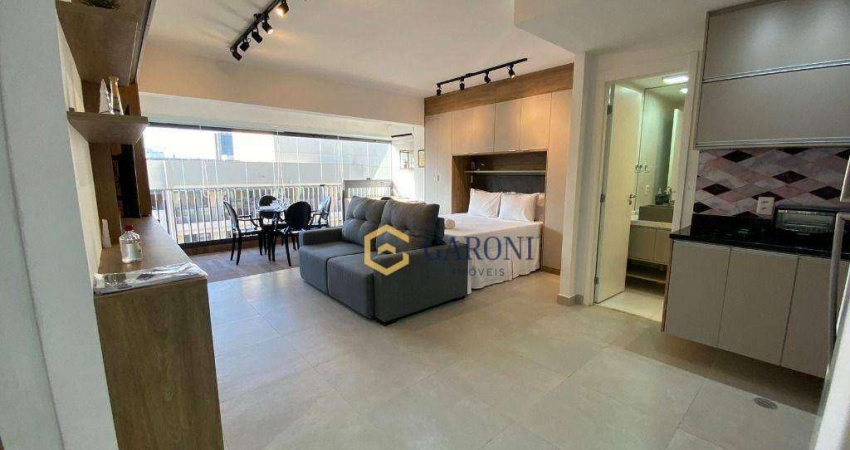 Venda de apartamento com 41m² mobiliado com uma vaga de garagem Bela Vista SP