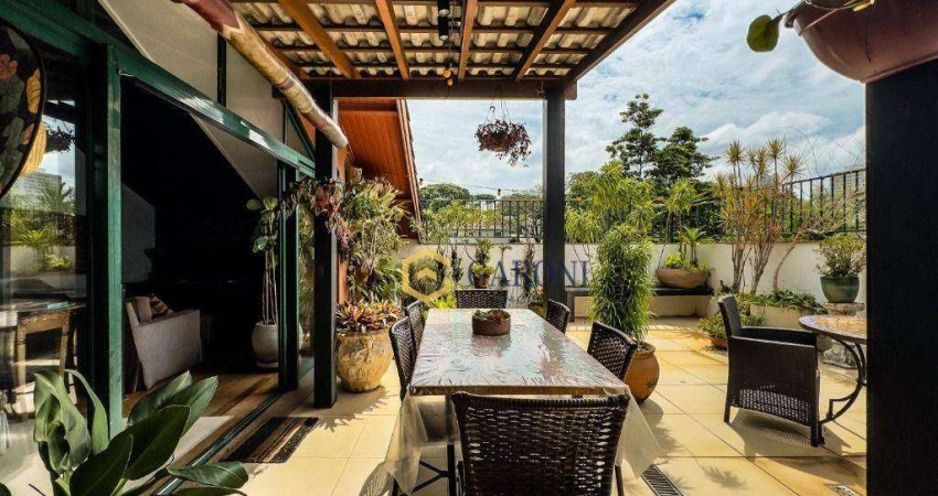 Belíssima cobertura à venda com 176m² 3 dormitórios e 3 vagas City Boaçava SP