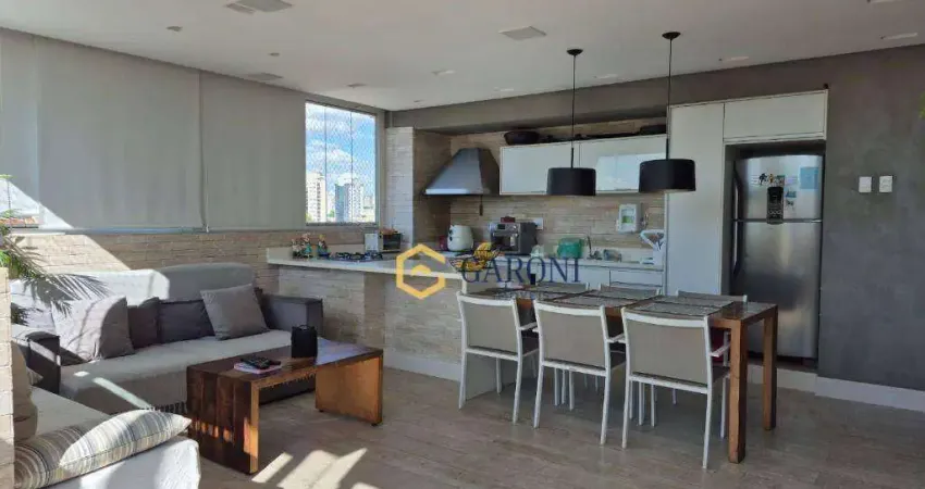 Apartamento tipo cobertura à venda 246m² três suítes, seis vagas, condomínio clube, Lapa SP
