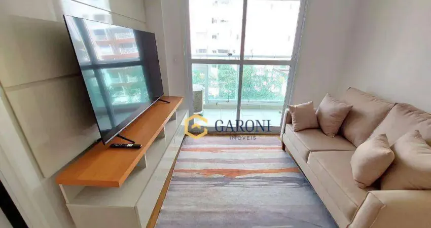 Apartamento mobiliado com utensílios com 1 dormitório à venda, 41 m² - barra funda - são paulo/sp