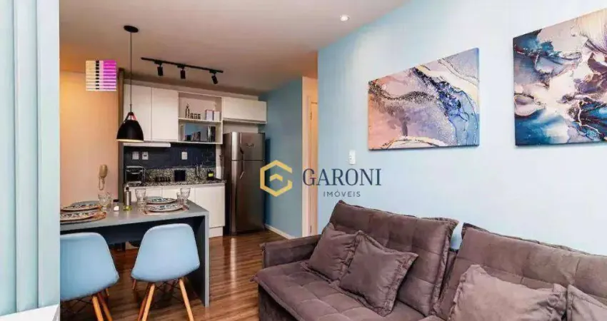 Apartamento mobiliado à venda – 45 m² | 2 dormitórios (1 suíte) – Excelente investimento!