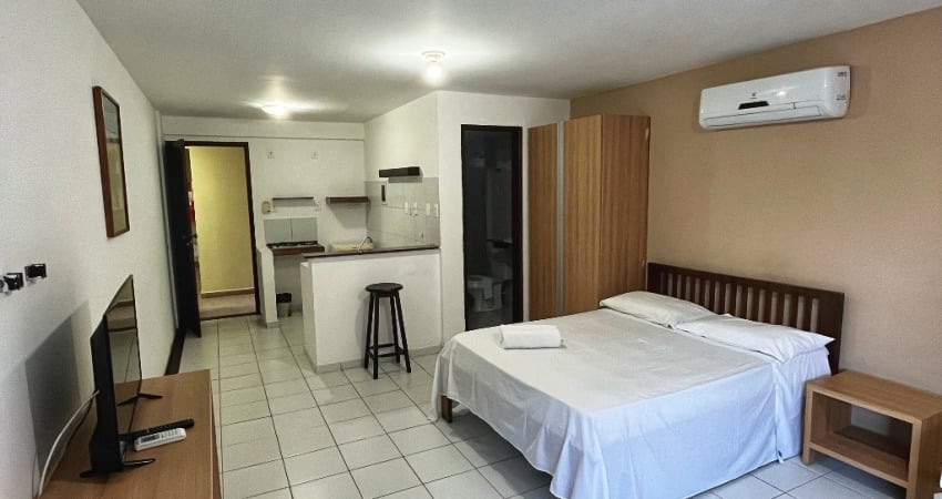 Flat para alugar na Rua Elia Barros, Ponta Negra, Natal
