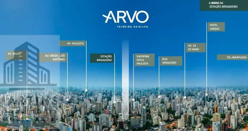 800m da estação metrô brigadeiro - lançamento studio -1 dorm - são paulo/sp