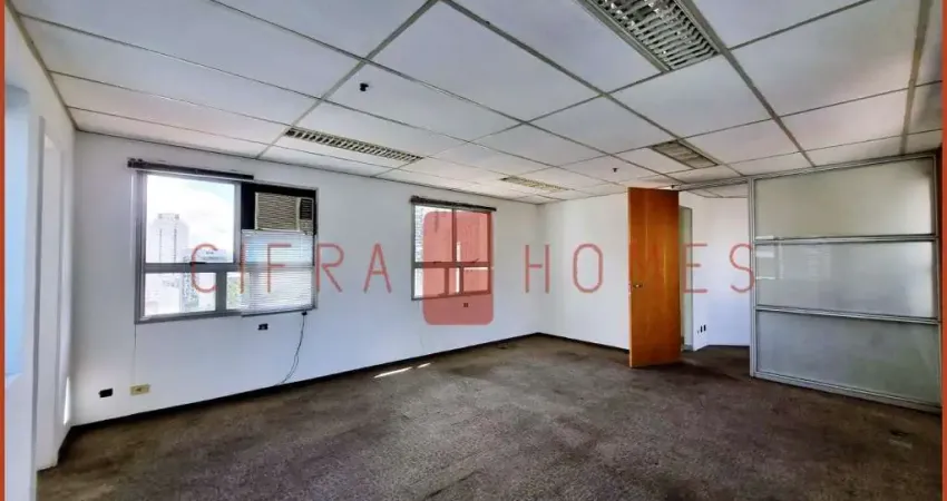 Sala comercial ampla e sofisticada para locação, com 50 m², 1 vaga de garagem,  localizada na melho