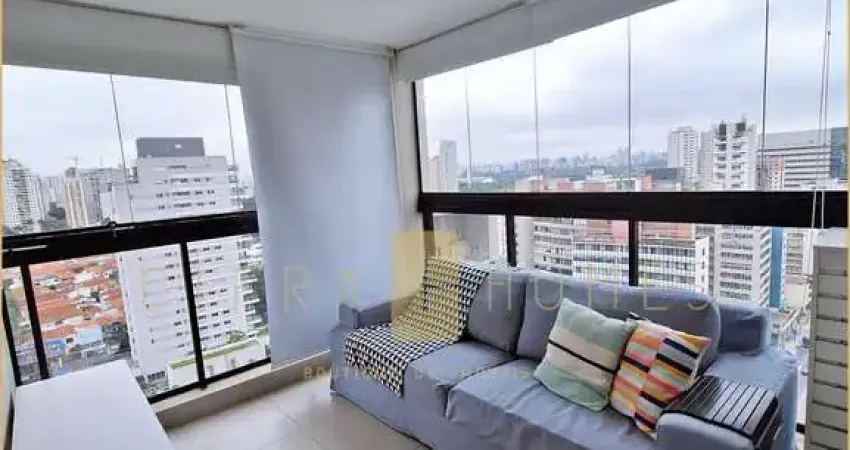 Loft Moderno e Mobiliado com Vista Panorâmica, Sacada Ampla e Lazer Completo no Jardim Paulista