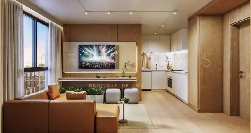 Apartamentos à venda, com suítes de 1 e 2 dorms com lazer exclusivo no rooftop e serviços modernos.