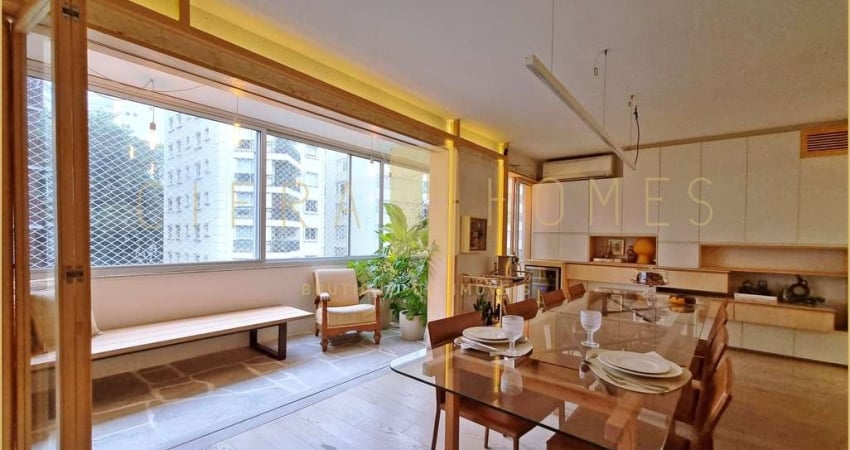 Apartamento premiado com 3 suítes, varanda verde e design exclusivo nos Jardins