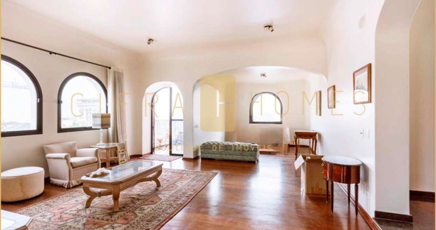 Belíssimo apartamento com 279m², 4 suítes, 3 vagas, lazer completo e vista para o Jardim Paulista.