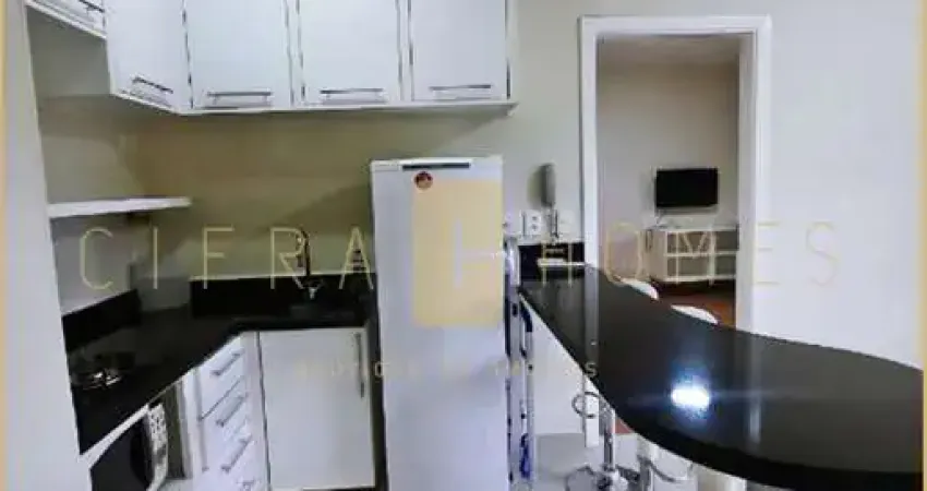 Apartamento mobiliado de 43m², lazer completo e a 500m do Metrô Consolação.