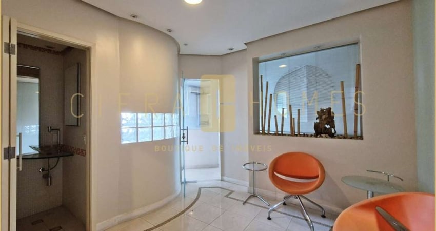 Conjunto comercial para venda ou locação, de 65 m², ideal para área da saúde, com recepção e estaci