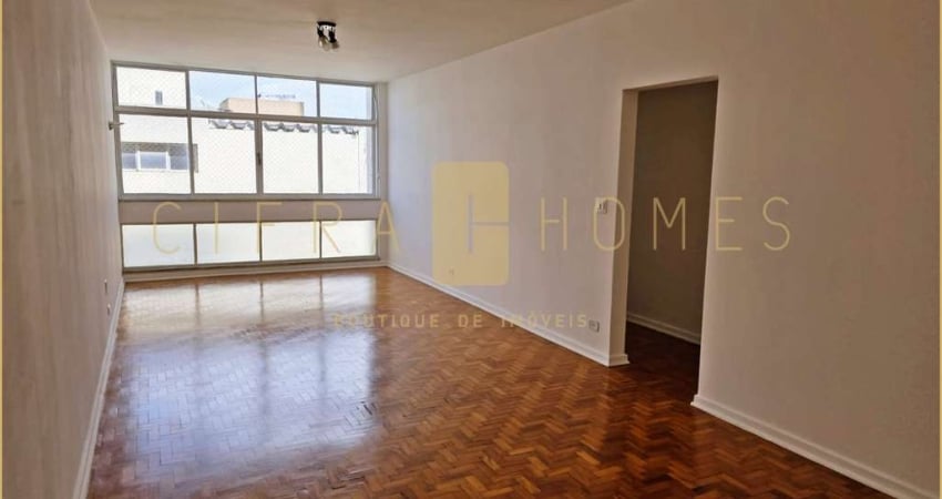 Apartamento para locação, 104 m², andar alto, 2 quartos, 1 vaga, Jardim Paulista