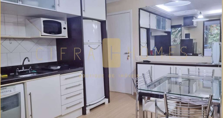 Apartamento aconchegante, com 1 dorm. e sala iluminada, para locação, com lazer completo.