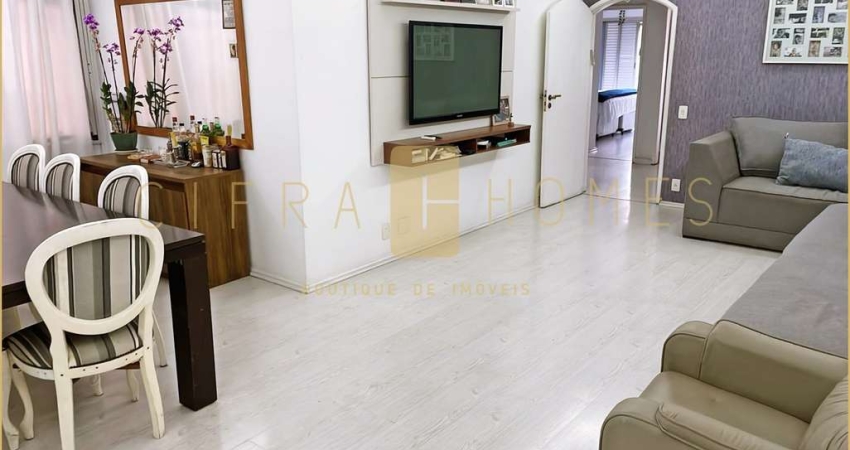 Apartamento à venda,129m², com 3 dormitórios, suíte e sala em L no 1º andar, ar-condicionado e jane