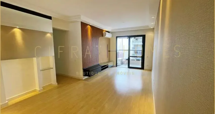 Apartamento disponível para locação, com 2 dormitórios, 2 vagas cobertas, com lazer no rooftop na V
