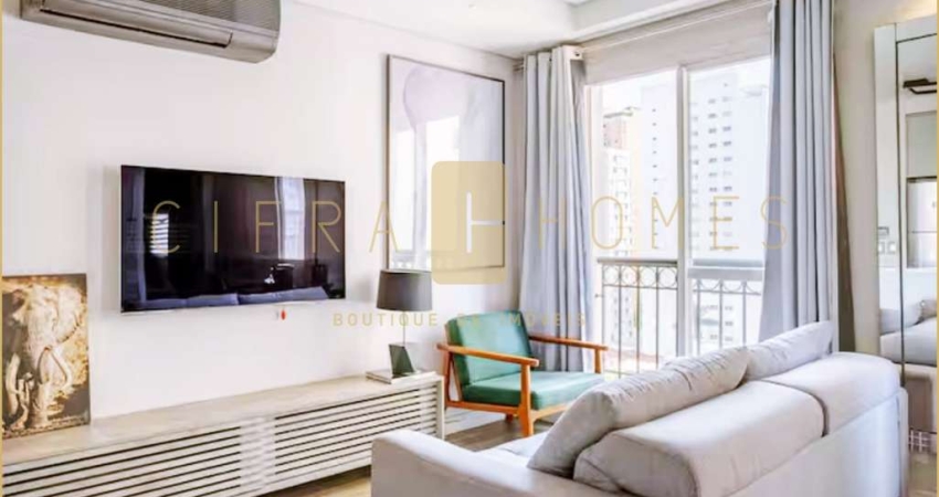 Studio à venda, com 36 m², mobiliado, 1 vaga, no melhor do Jardim América
