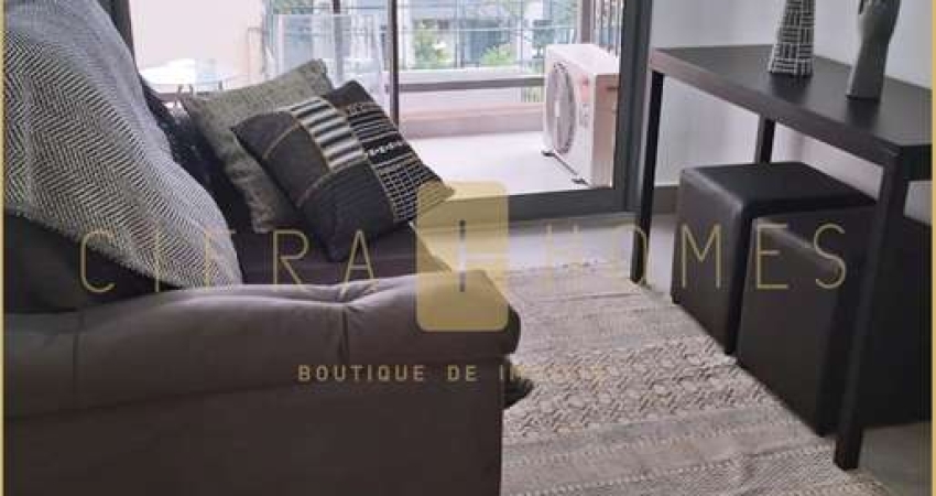 Lindo apartamento mobiliado, para locação, com 40m² de área total e excelente localização, em condo