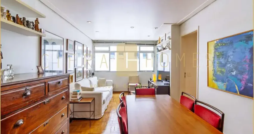 Apartamento à venda, com 65 m², 2 quartos, 1 vaga, no melhor do Jardim Paulista