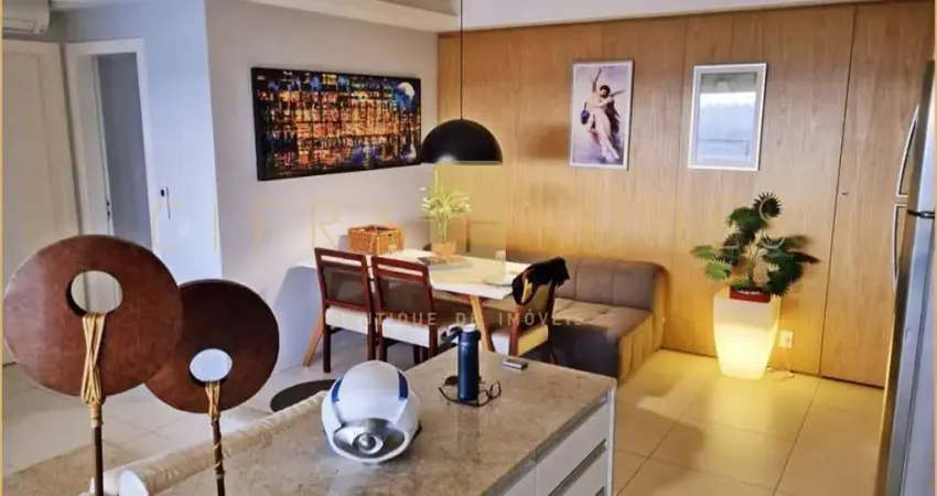 Apartamento mobiliado em condomínio espetacular com 100m², 2 dormitórios, ar condicionado e localiz