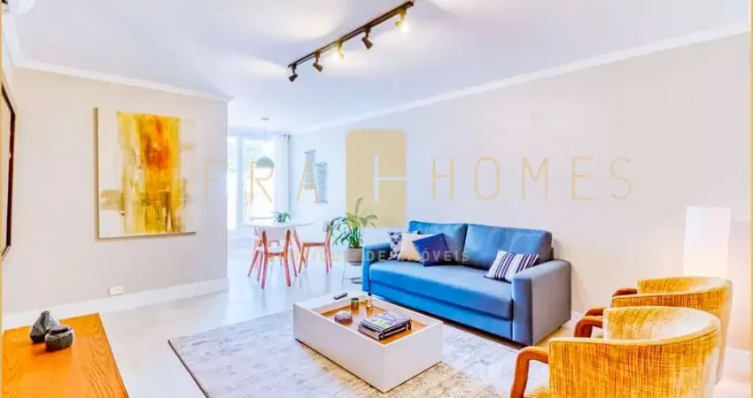 Apartamento para locação, 76m², com 2 dormitórios e mobiliado, em edifício com lazer e portaria 24h