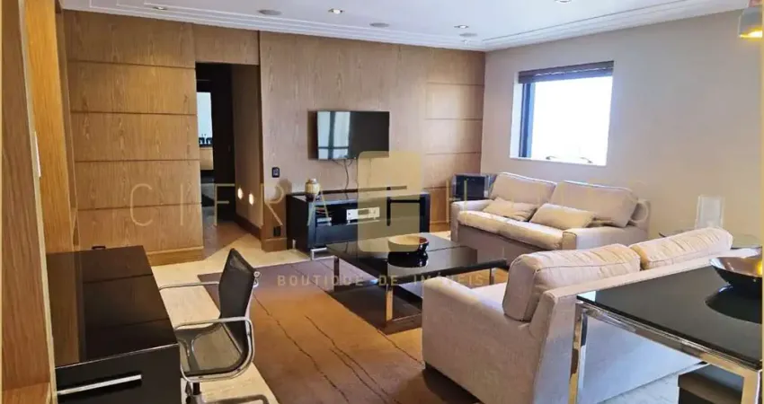 Apartamento para locação mobiliado com 2  dorms (1 suíte) com 2 vagas