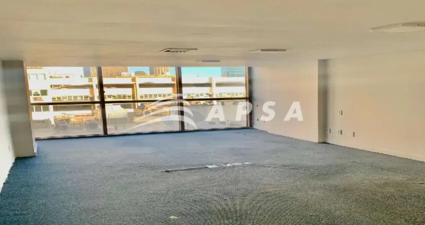 EXCELENTE ANDAR COMERCIAL, FORMADO POR DOIS CONJUNTOS DE SALAS UNIFICADOS, 352M² TOTAL, RECEPÇÃO EM