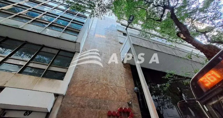 ANDAR COMERCIAL COM 296 M², RECEPÇÃO, 03 BANHEIROS, LAVABO, 09 SALAS, VISTA DESLUMBRANTE E LIVRE. EX