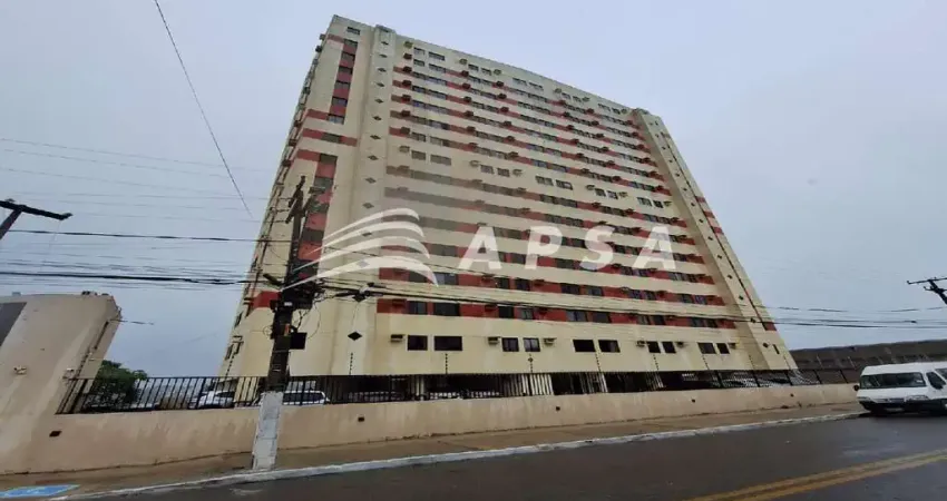 Apartamento quarto e sala todo mobiliado, posição poente, com uma vaga de garagem rotativa. o condom