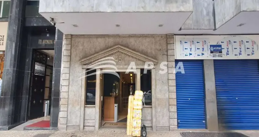 Sala comercial, na avenida rio branco - 45 - centro do rio de janeiro para aluguel. o espaço possui